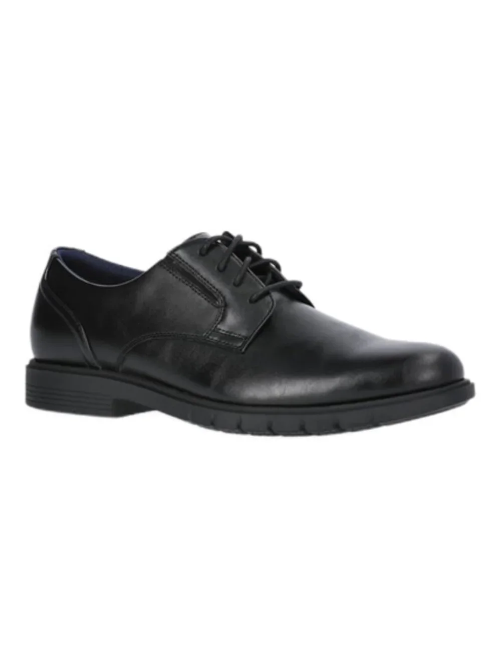 George Men's Flexx Comfort Oxford Dress Shoes (New, Black, Size 10.5, 10 1/2)